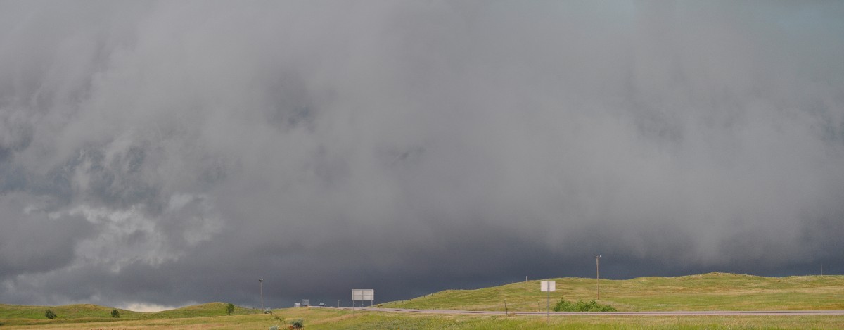 storm going by north of Bear Butte 7-19-10